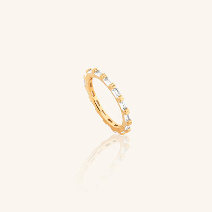 Horizontal Baugget Eternity Band