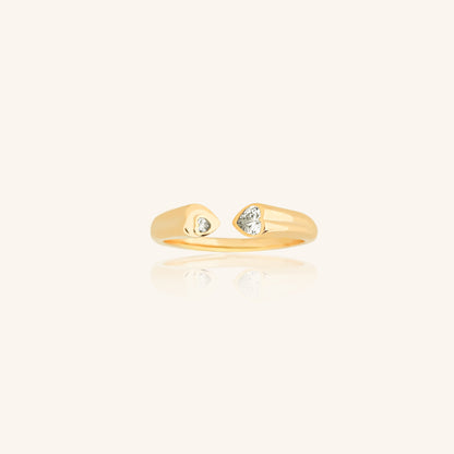 Double Heart Ring