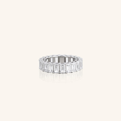 Emerald Cut Eternity Band Swaroski