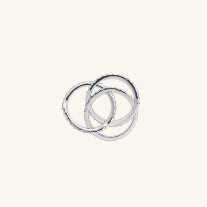 Veeba Three Interlink Ring