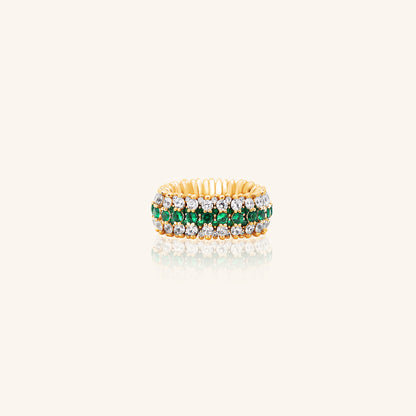 Emerald Flexi Ring