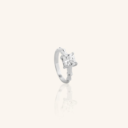 Princess Cut Dia Bamboo Ring