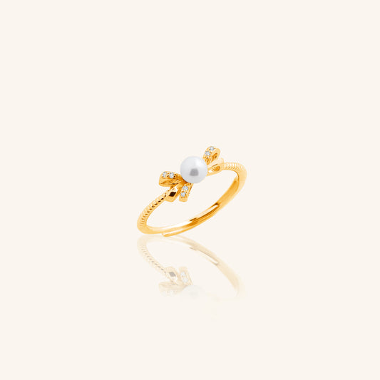 Pearl Bow Ring