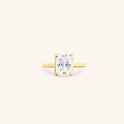 Radiant Cut Halo Ring Swaroski