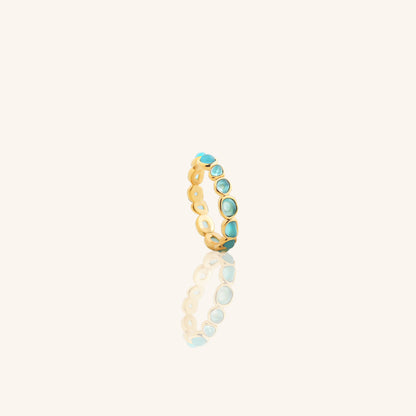 Blue Moon Stone Eternity Band