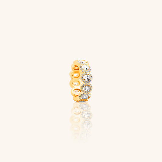 Oval Diamond Eternity Band