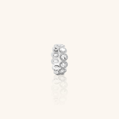 Oval Diamond Eternity Band