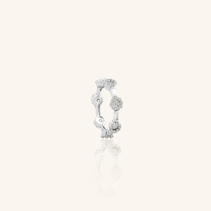 Flower Baguette Ring