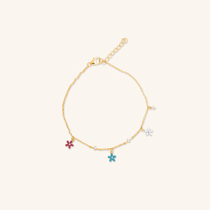 Mina Flower Charm Bracelet