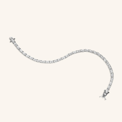 Oval Diamond Tennis Bracelet