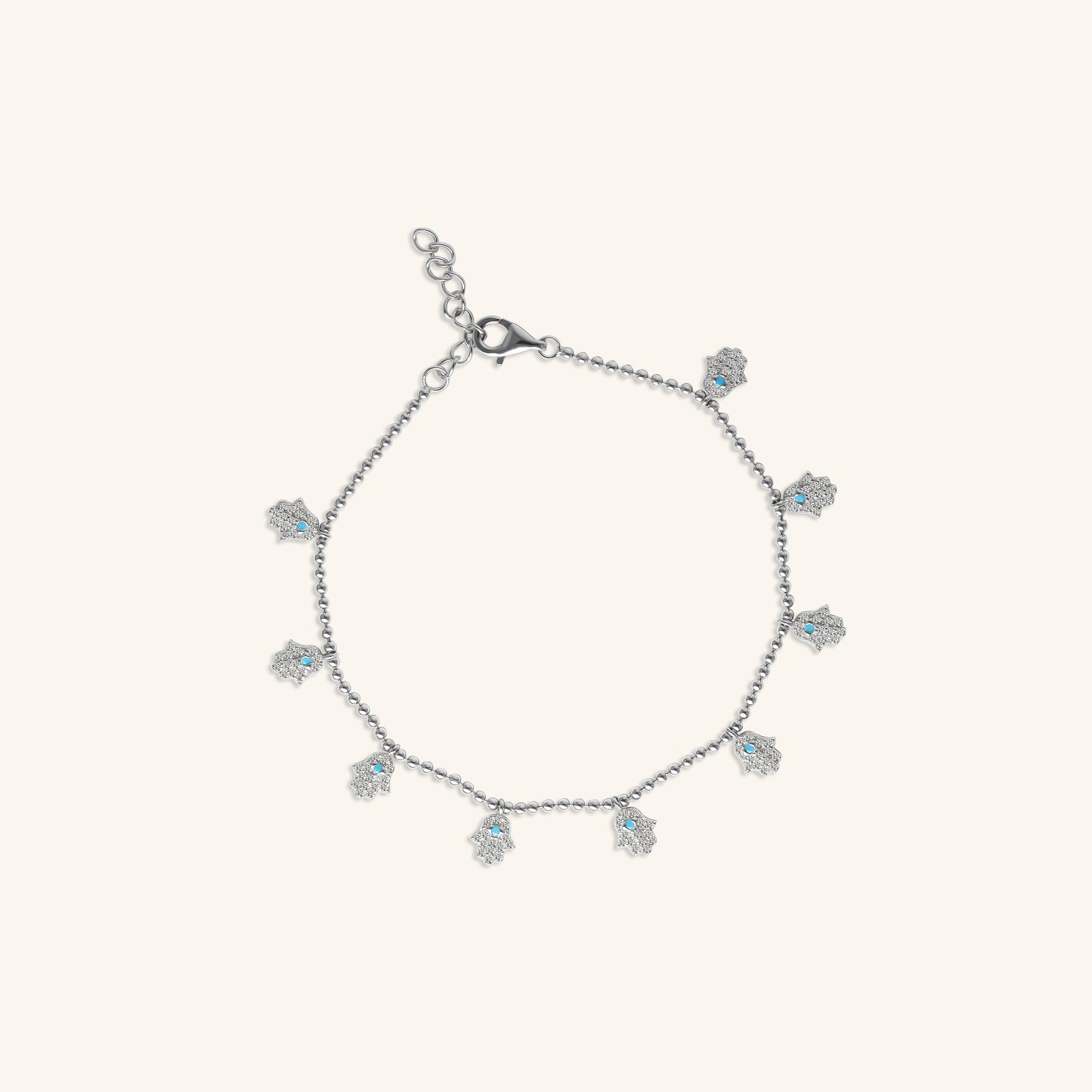 Hands Charm Hanging Bracelet