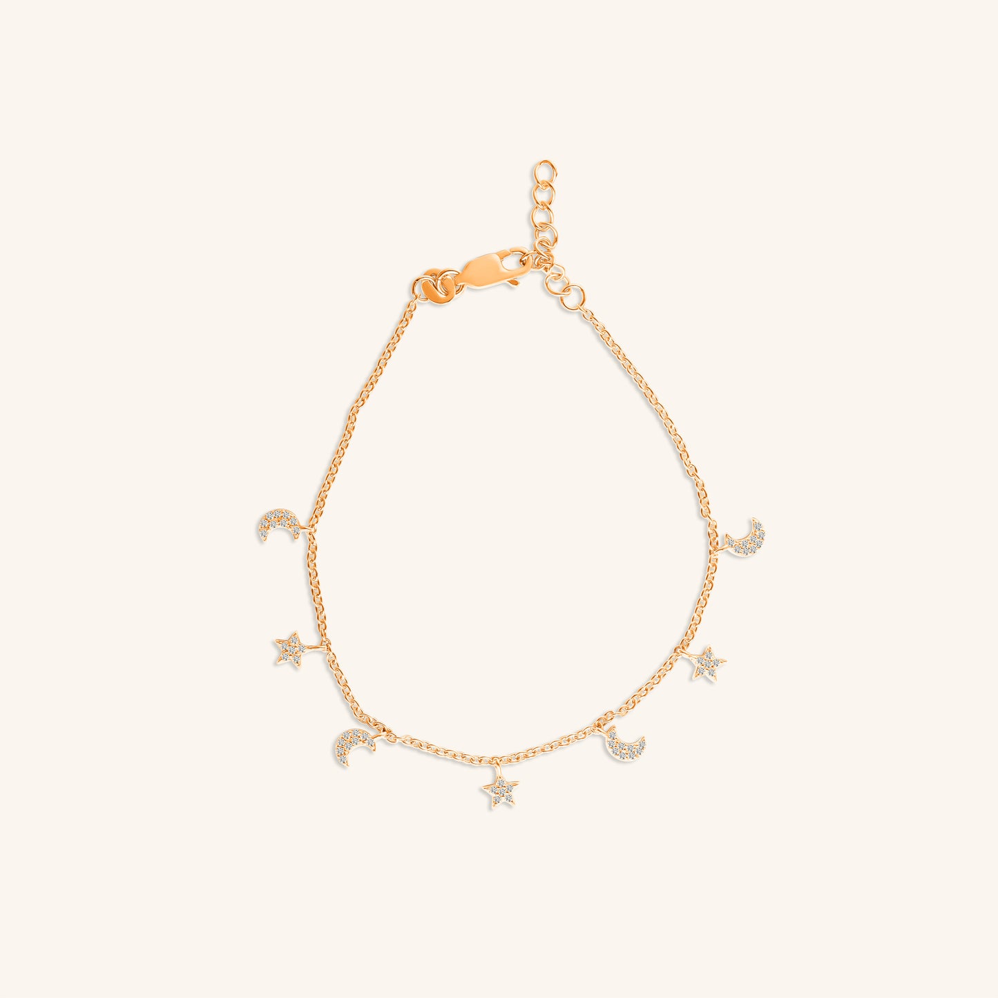 Moon Star Charm Bracelet