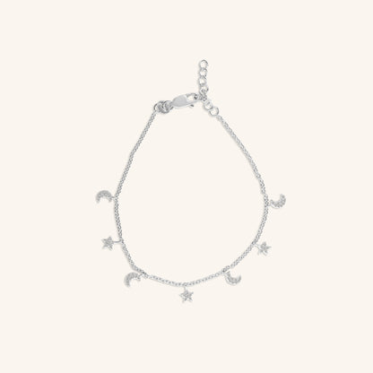 Moon Star Charm Bracelet