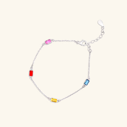 Multi Colour Diamond Bracelet