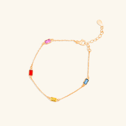 Multi Colour Diamond Bracelet