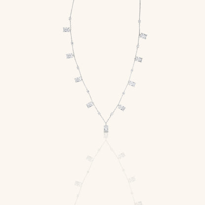 Radiant Cut Diamond Charm and Pendant