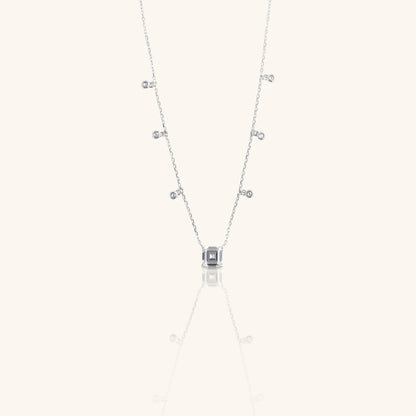 Princess and Round Diamond Chain