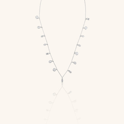 Mix Diamond Charms Hanging Chain