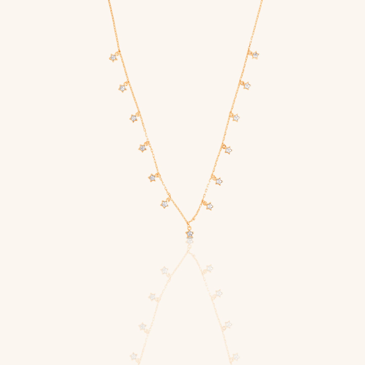 Star Diamond Charm and Chain