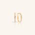 U Shape Diamond Hoop