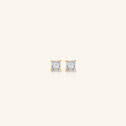 Princess Small Solitaire Stud