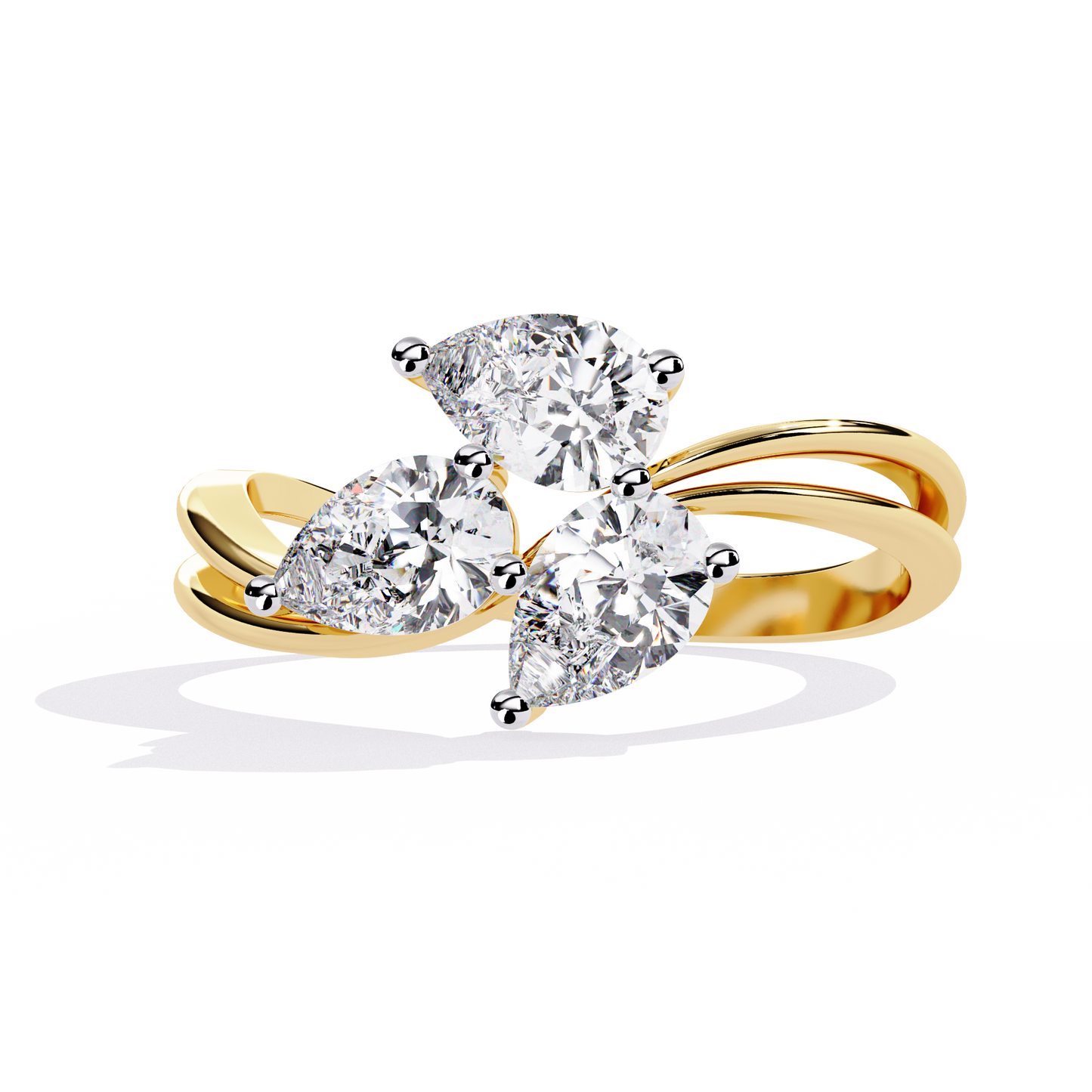 Rivan Pear Ring Lab Grown Diamond