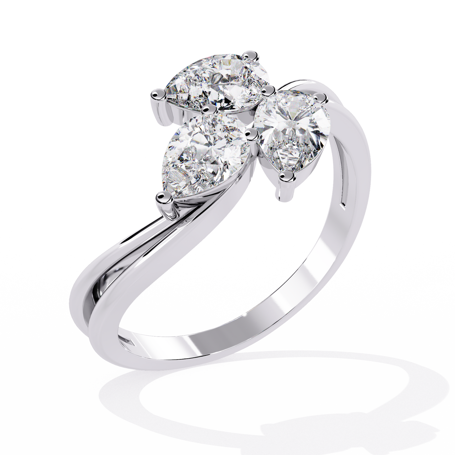 Rivan Pear Ring Lab Grown Diamond