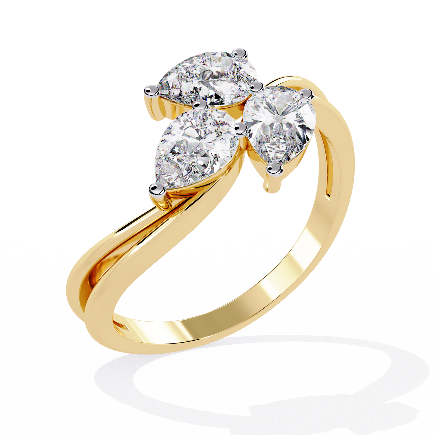 Rivan Pear Ring Lab Grown Diamond