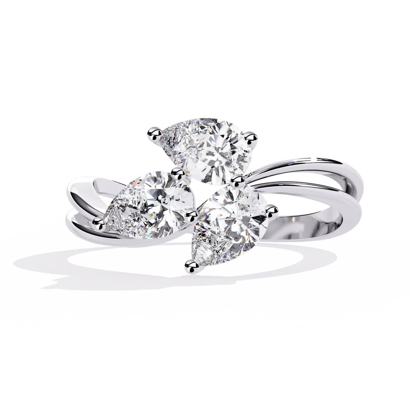 Rivan Pear Ring Lab Grown Diamond
