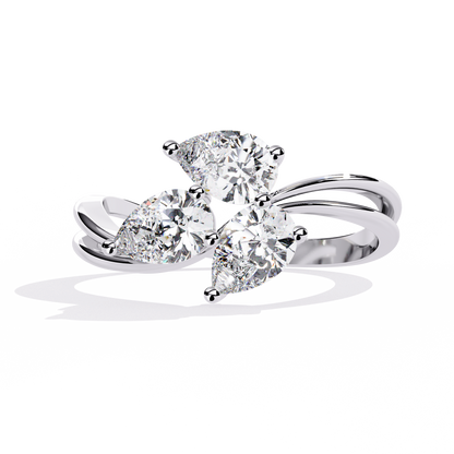 Rivan Pear Ring Lab Grown Diamond