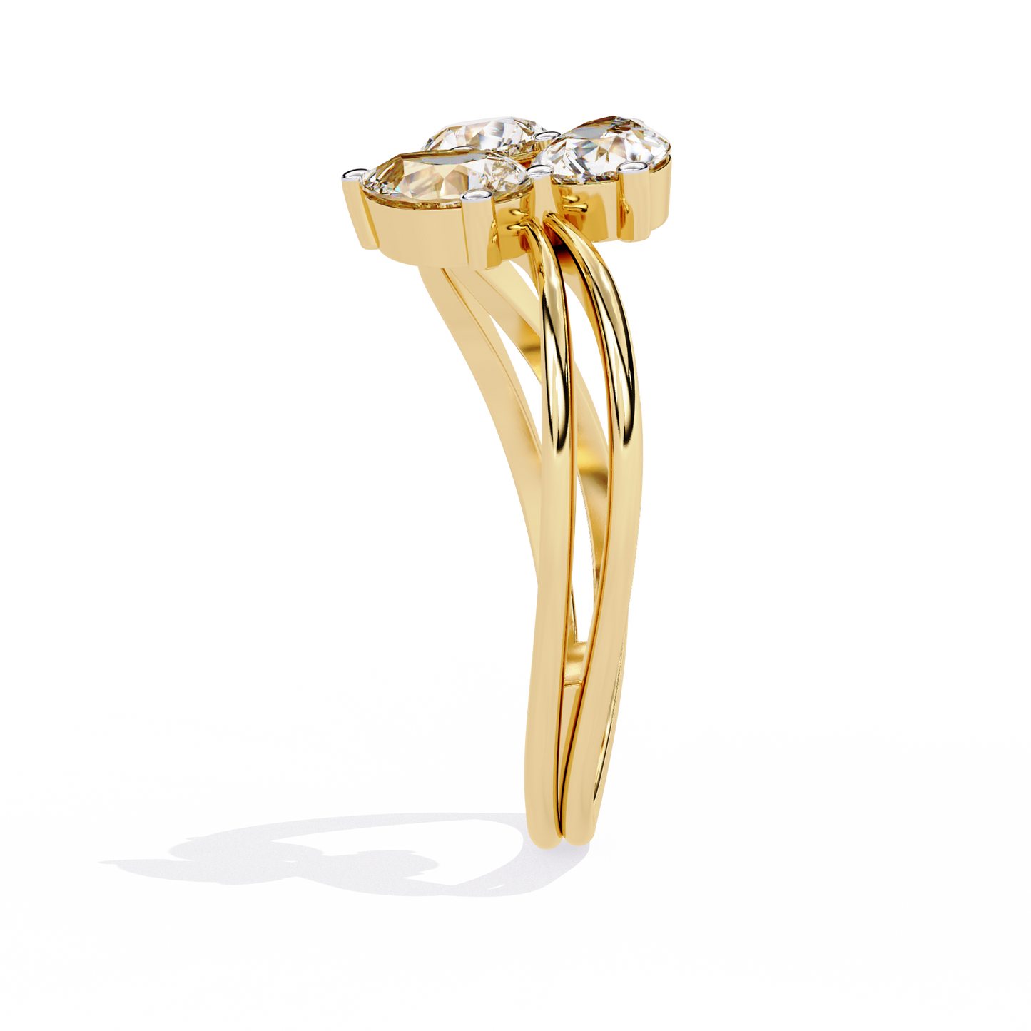 Rivan Pear Ring Lab Grown Diamond