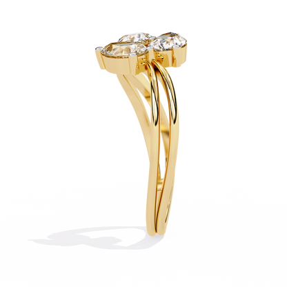 Rivan Pear Ring Lab Grown Diamond