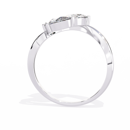 Rivan Pear Ring Lab Grown Diamond