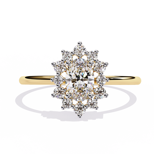 Aahya Ring Lab Grown Diamond