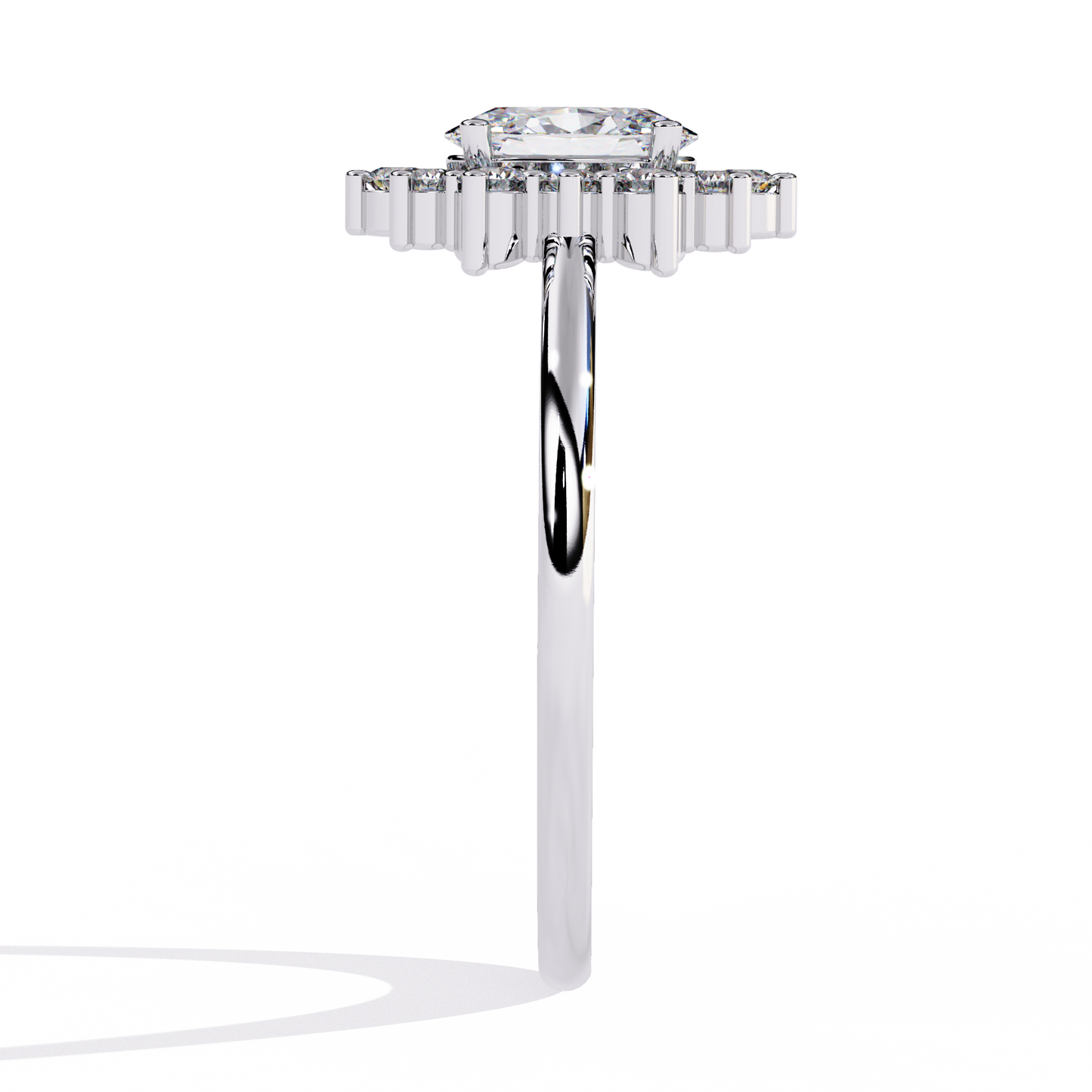 Aahya Ring Lab Grown Diamond