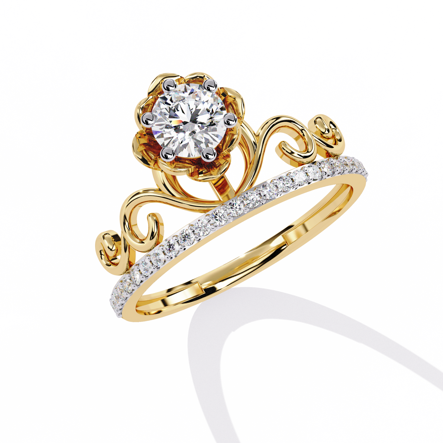 Rosy Ring Lab Grown Diamond