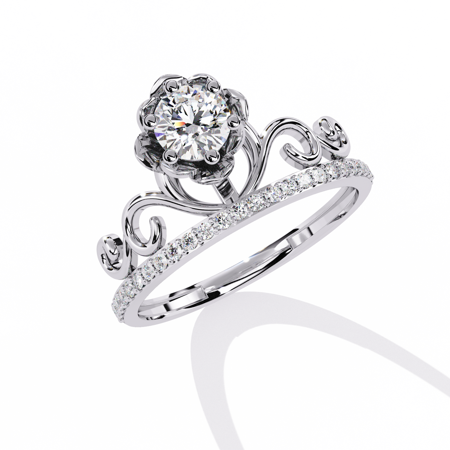 Rosy Ring Lab Grown Diamond