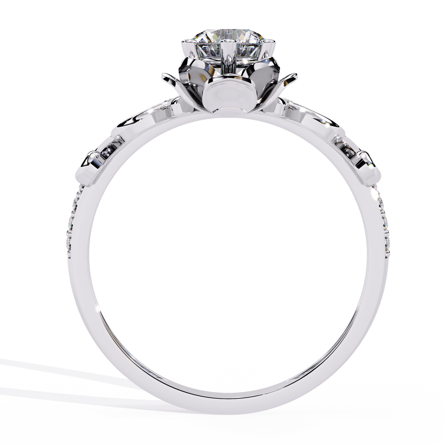 Rosy Ring Lab Grown Diamond