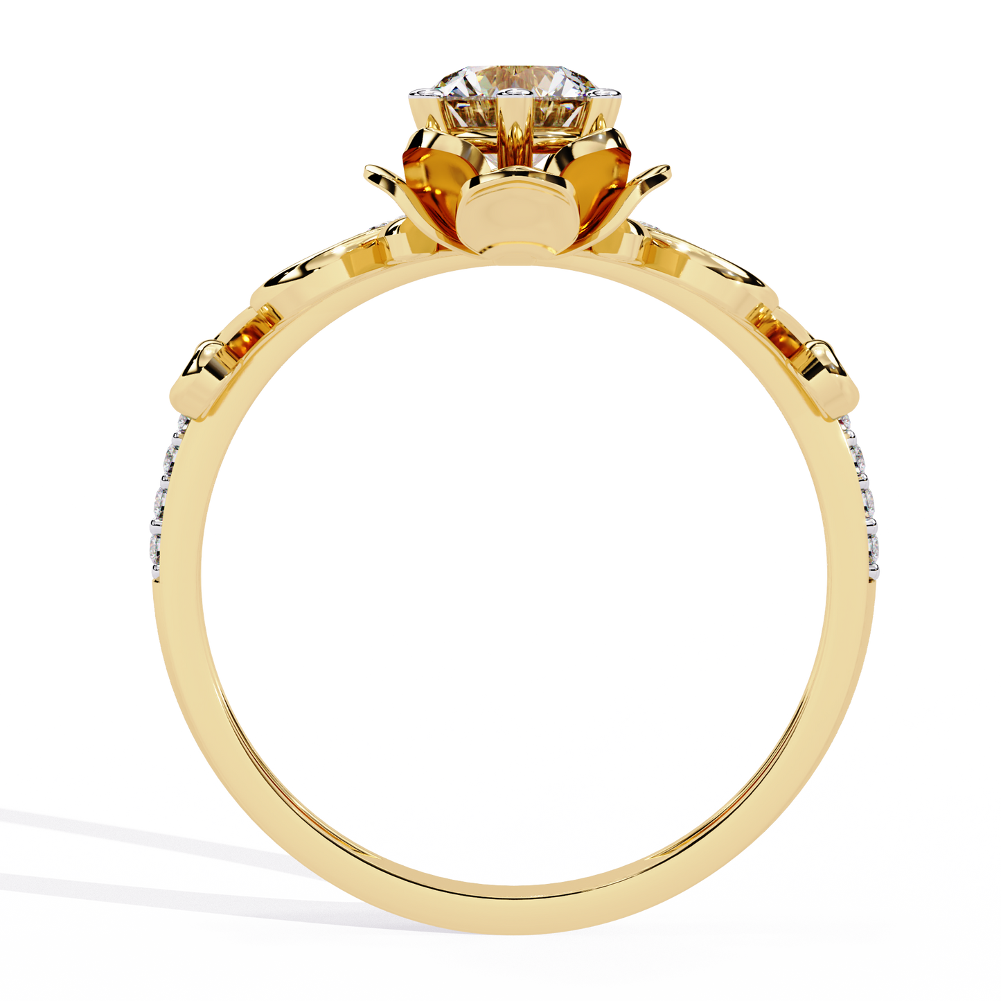 Rosy Ring Lab Grown Diamond