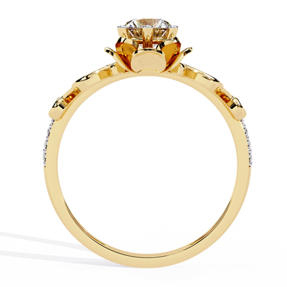 Rosy Ring Lab Grown Diamond