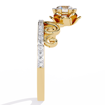 Rosy Ring Lab Grown Diamond