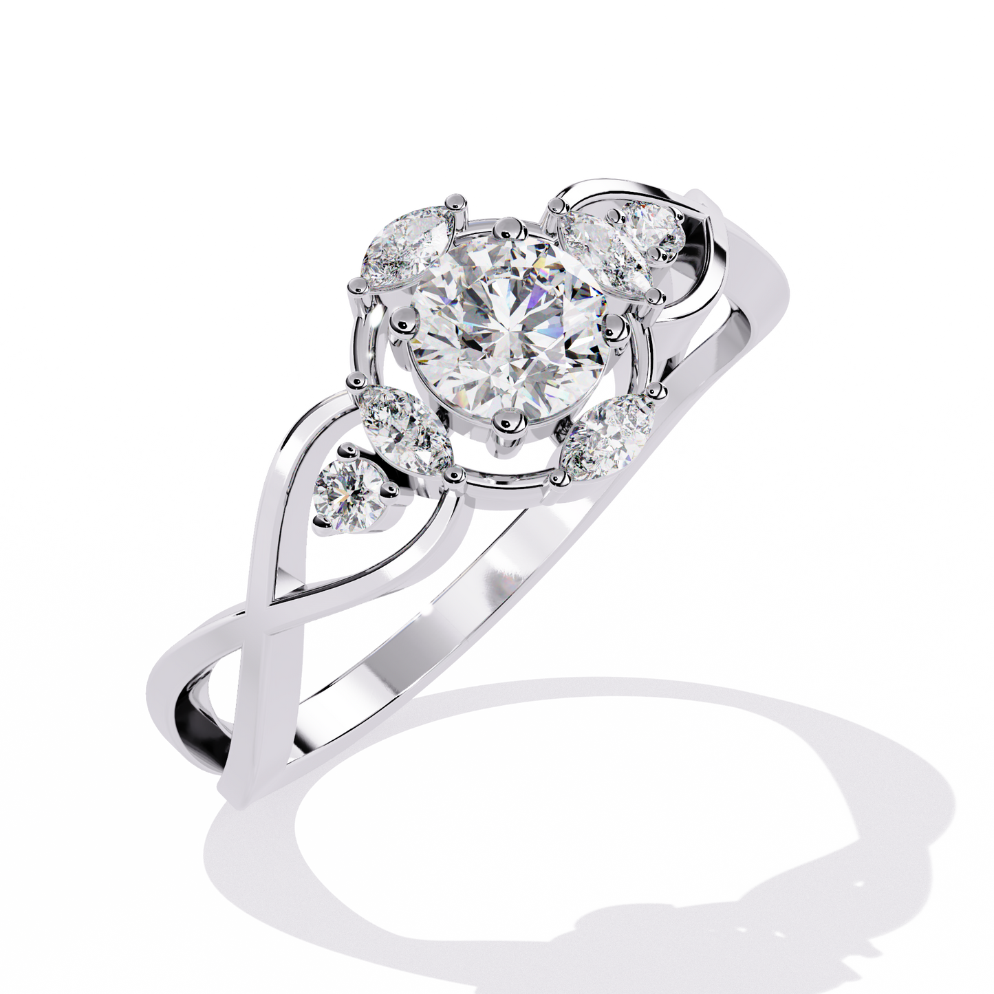 Meghna Ring Lab Grown Diamond