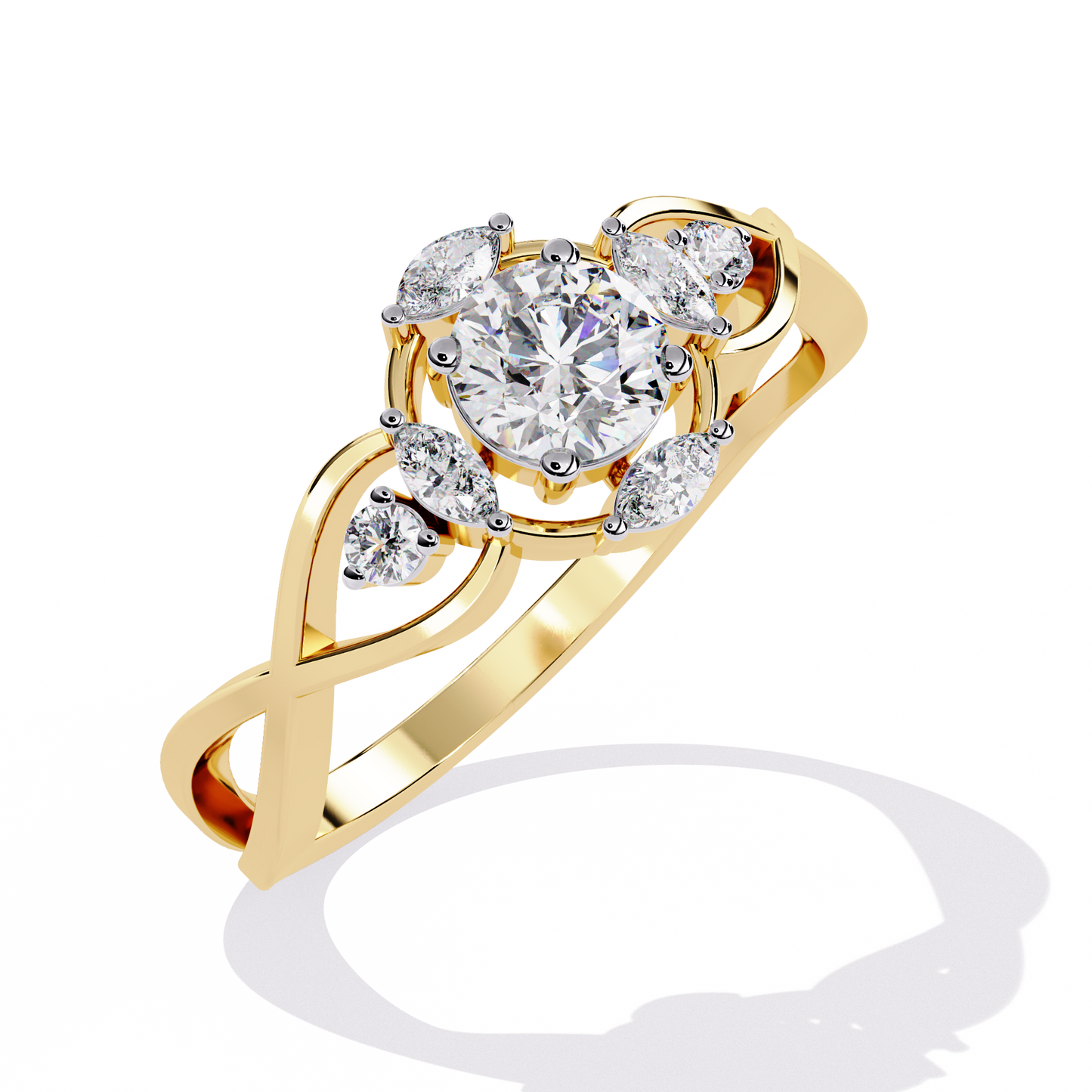 Meghna Ring Lab Grown Diamond