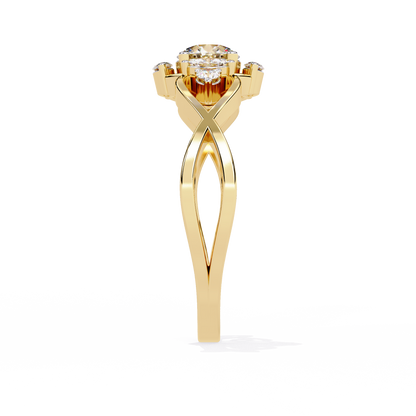 Meghna Ring Lab Grown Diamond