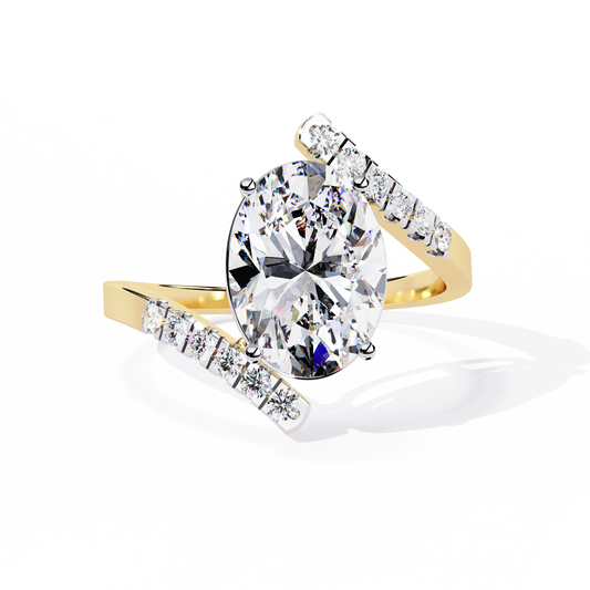 Sira Oval Solitaire Ring Lab Grown Diamond