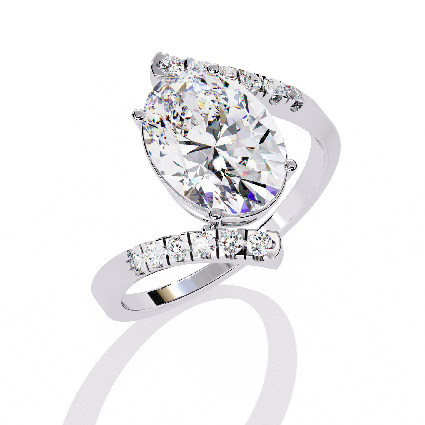 Sira Oval Solitaire Ring Lab Grown Diamond