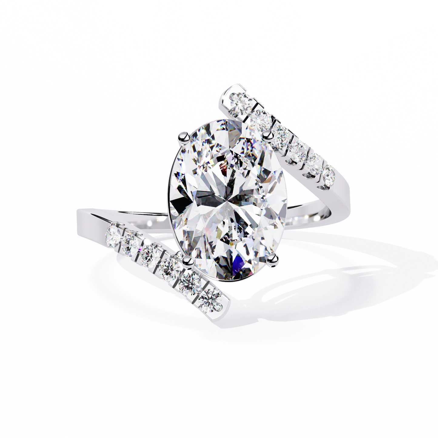 Sira Oval Solitaire Ring Lab Grown Diamond