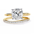 Saanvi Cushion Solitaire Ring Lab Grown Diamond