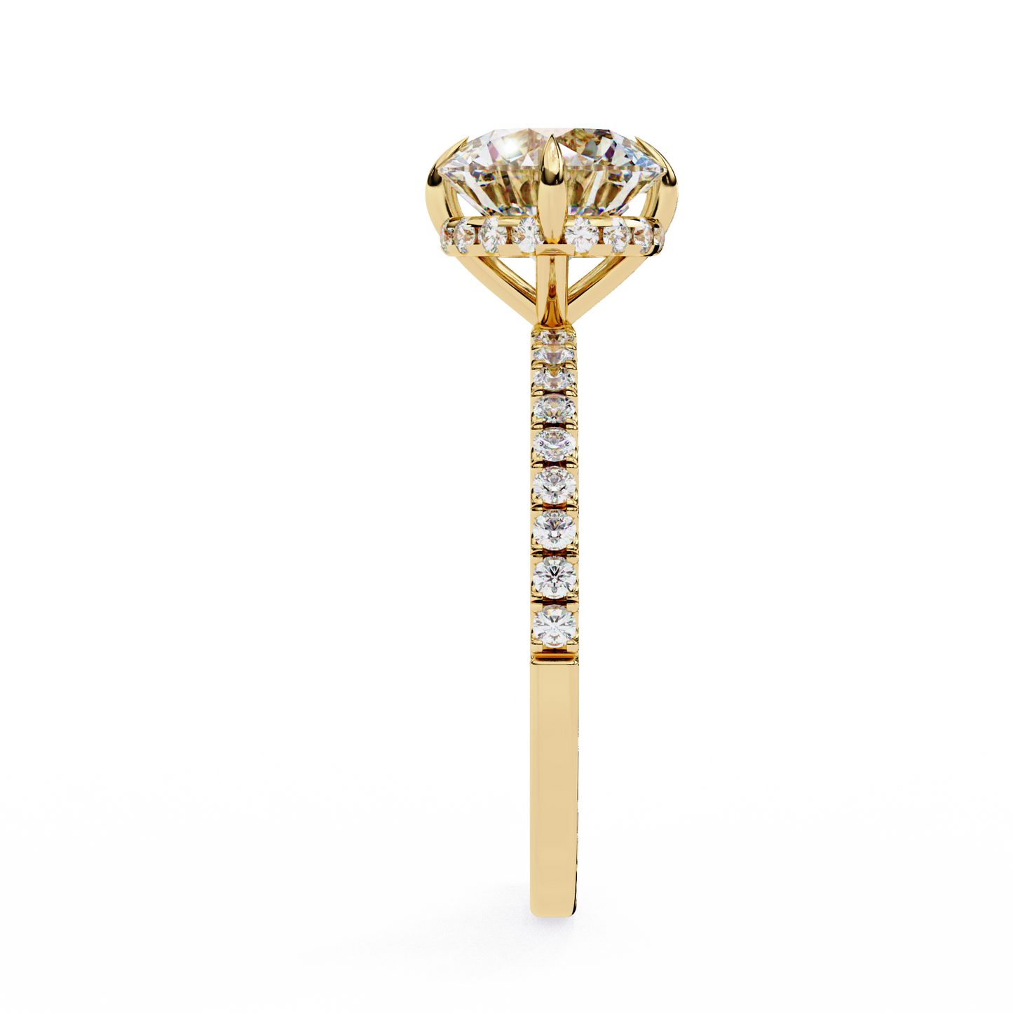 Adore Round Solitaire Ring Lab Grown Diamond