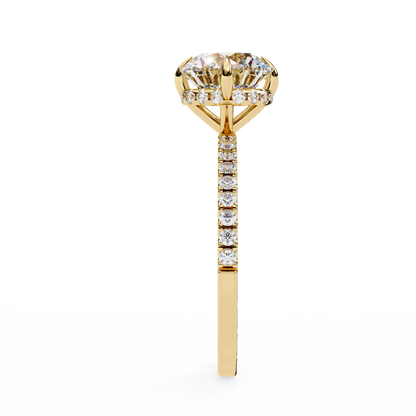 Adore Round Solitaire Ring Lab Grown Diamond